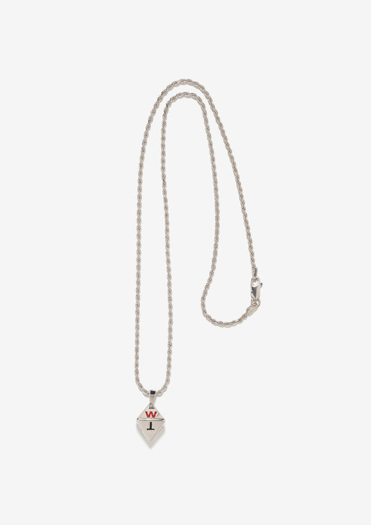 OCTAHEDRON / NECKLACE / SILVER. GRILLZ JEWELZ