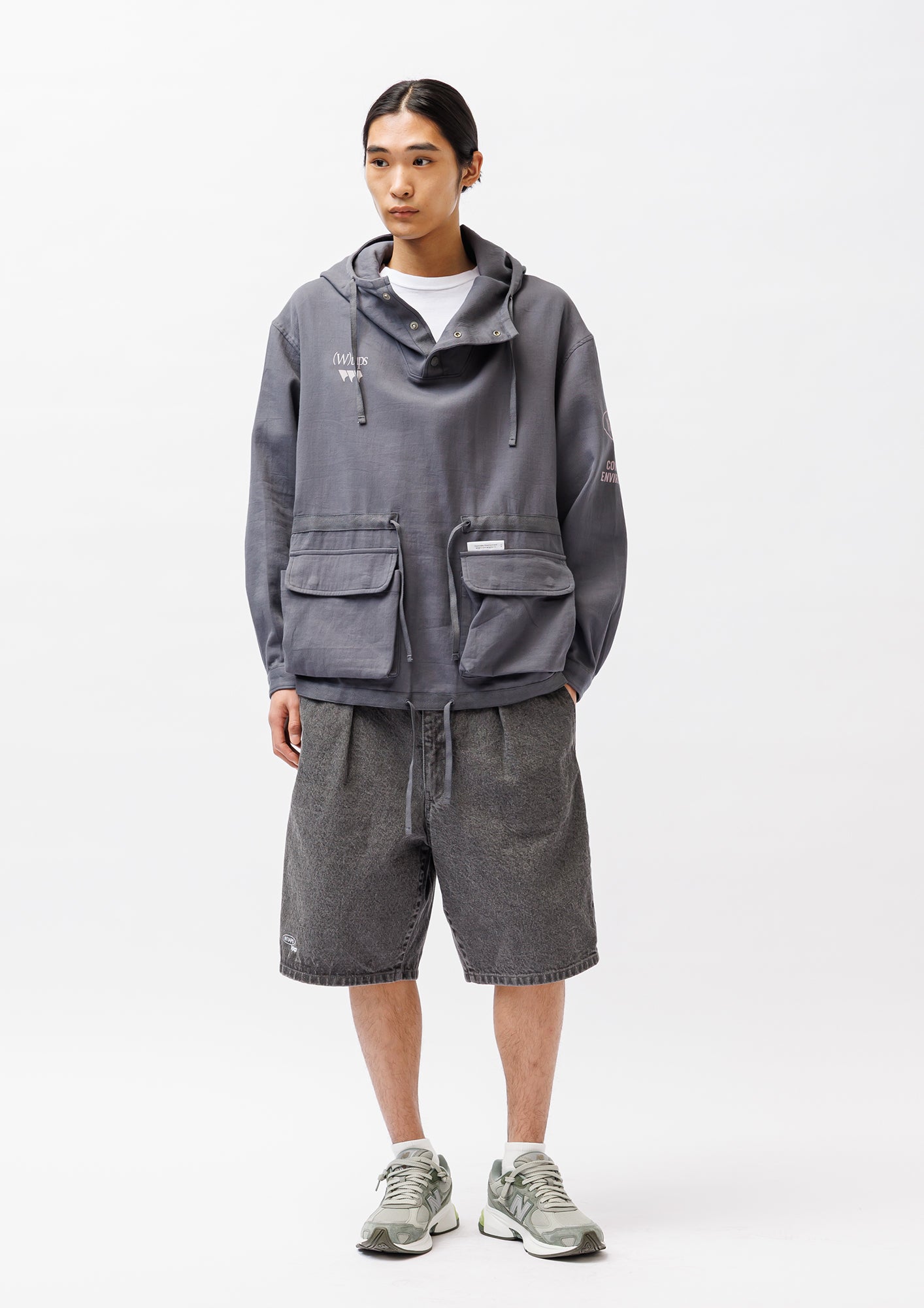 名作WTAPS FAD JACKET COTTON SATIN GRAY L 0bc5d9ee-c315-48b3-a329-