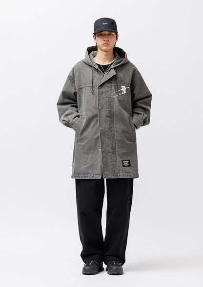 THOMPSON / COAT / COTTON. DENIM