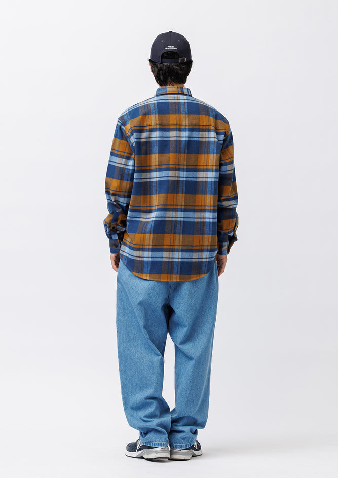 TXT 01 / LS / COTTON. FLANNEL. TEXTILE
