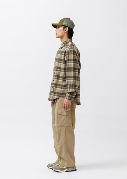 TXT 02 / LS / COTTON. FLANNEL. TEXTILE