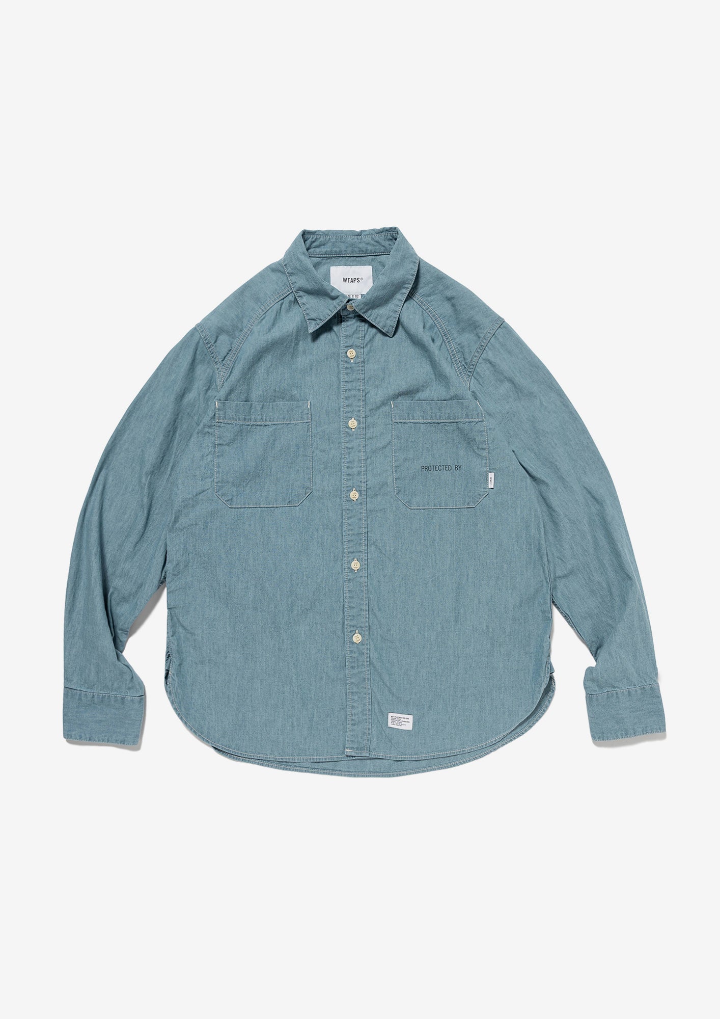 CB / LS / COTTON. CHAMBRAY