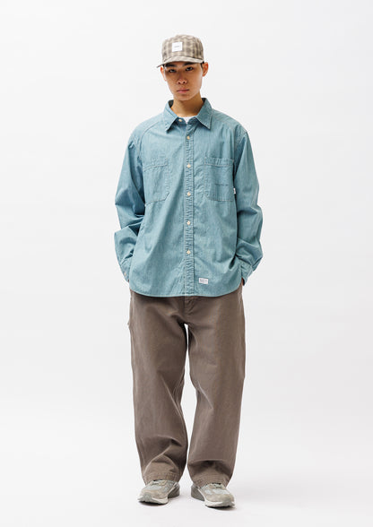 CB / LS / COTTON. CHAMBRAY