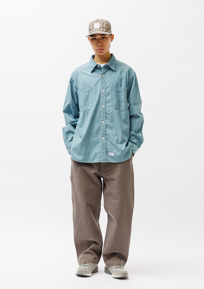 CB / LS / COTTON. CHAMBRAY