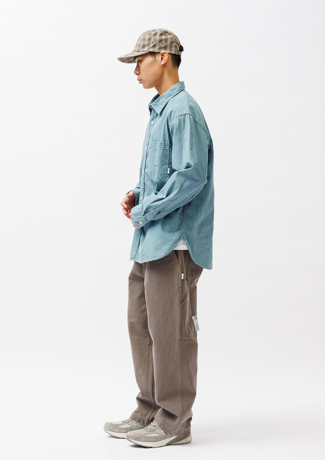 CB / LS / COTTON. CHAMBRAY