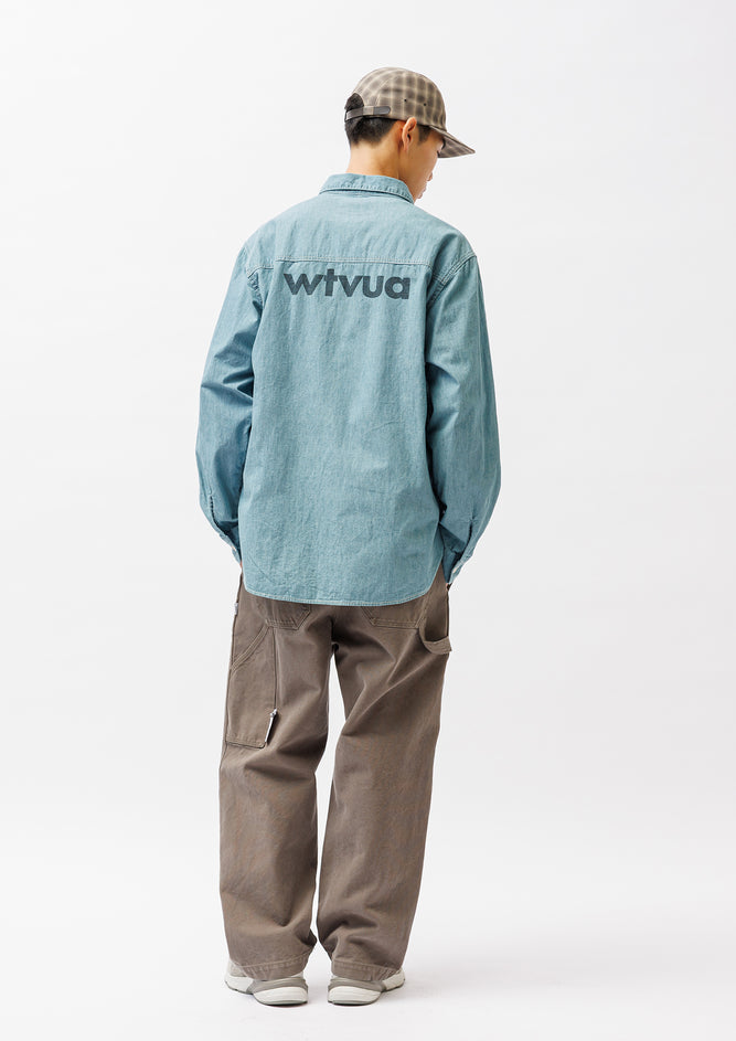 CB / LS / COTTON. CHAMBRAY