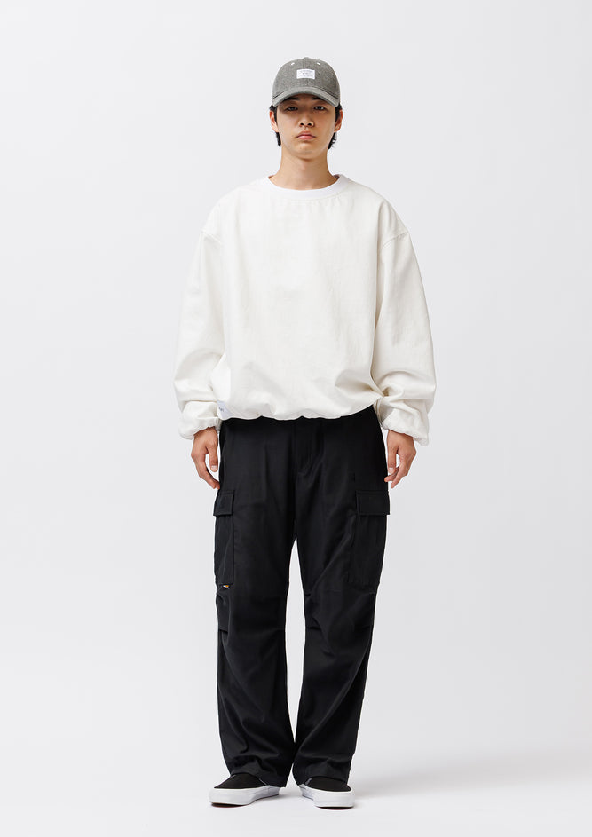 SMOCK / LS / COTTON. DENIM