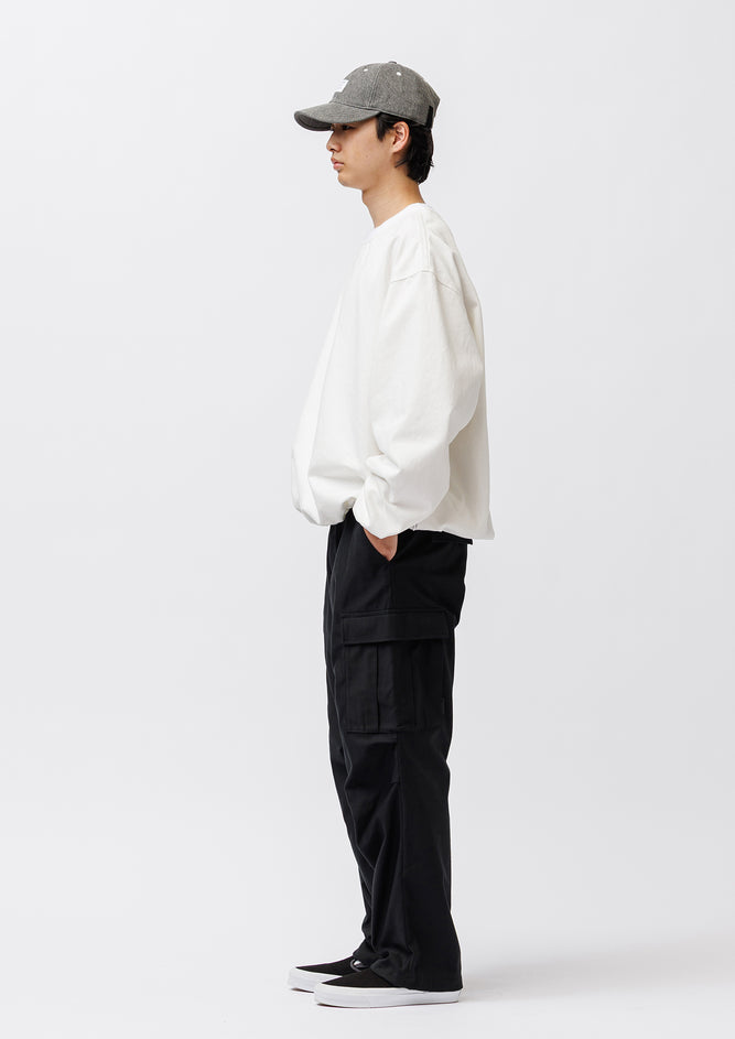 SMOCK / LS / COTTON. DENIM