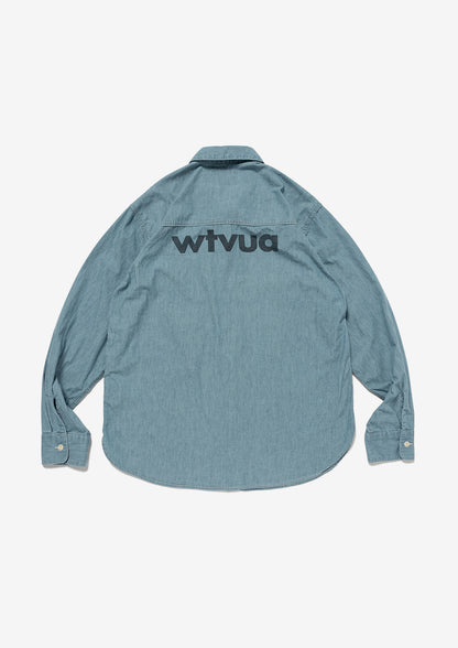 CB / LS / COTTON. CHAMBRAY