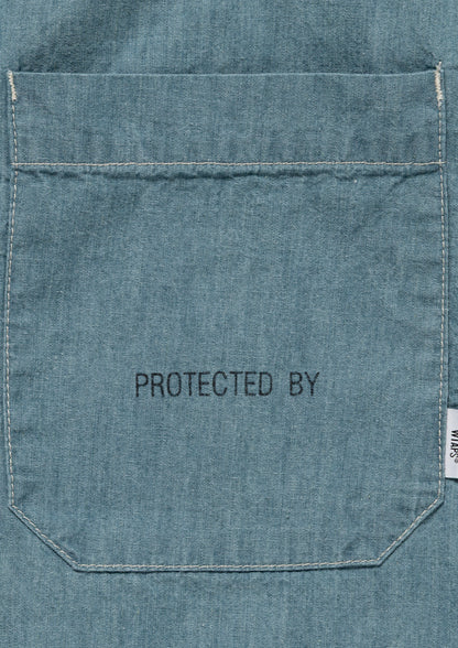 CB / LS / COTTON. CHAMBRAY