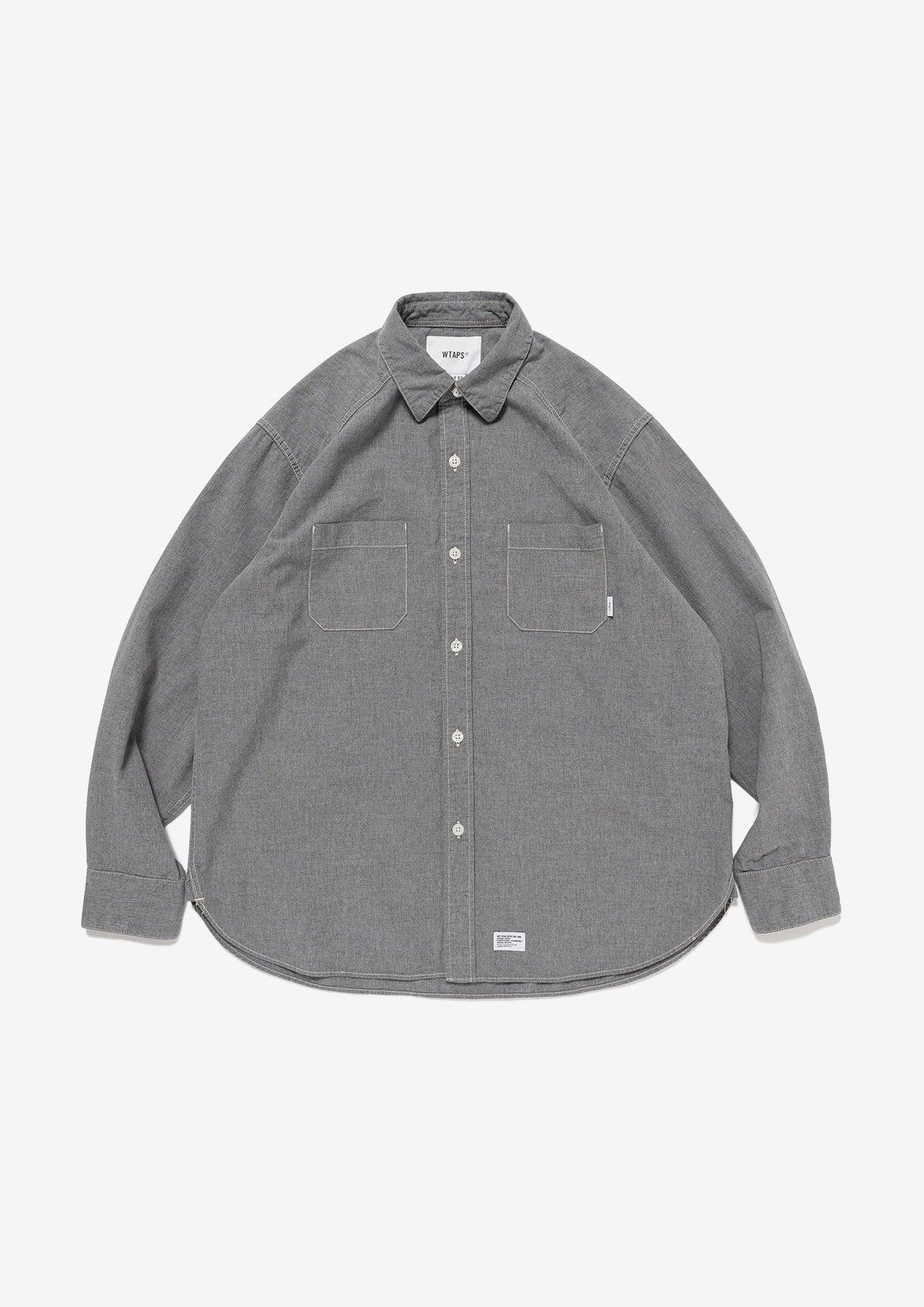 CB / LS / COTTON. CHAMBRAY