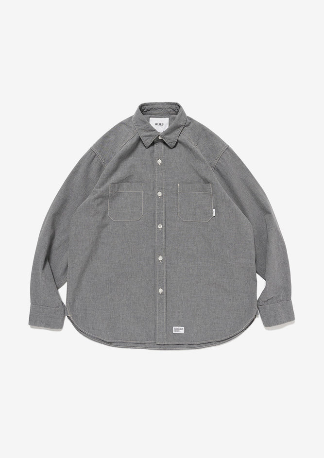 CB / LS / COTTON. CHAMBRAY