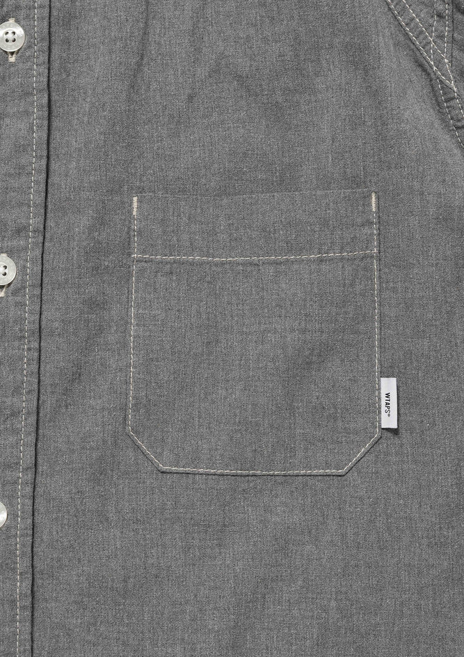 CB / LS / COTTON. CHAMBRAY