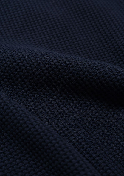 WAFFLE RIBBED / LS / COTTON