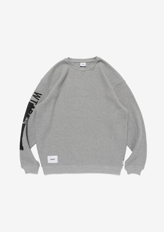 WAFFLE RIBBED / LS / COTTON