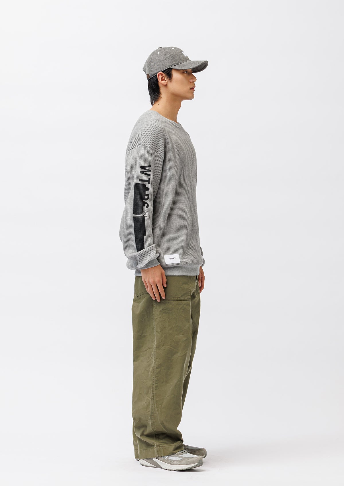 WAFFLE RIBBED / LS / COTTON