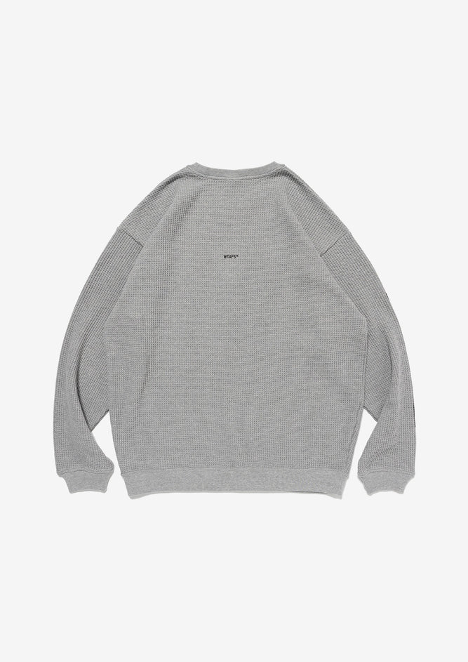 WAFFLE RIBBED / LS / COTTON