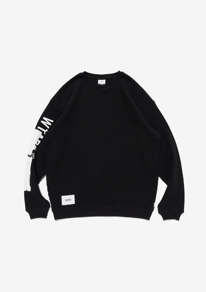 WAFFLE RIBBED / LS / COTTON