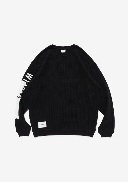 WAFFLE RIBBED / LS / COTTON