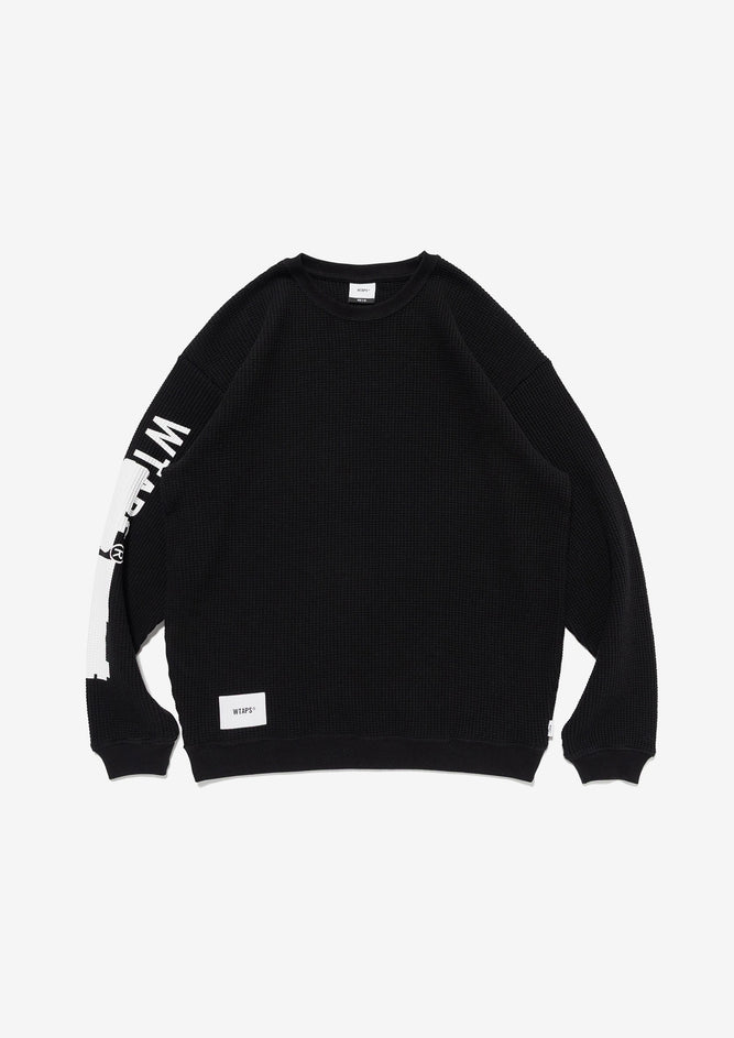 WAFFLE RIBBED / LS / COTTON