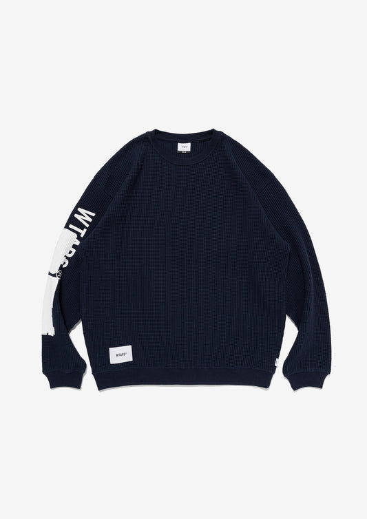 WAFFLE RIBBED / LS / COTTON