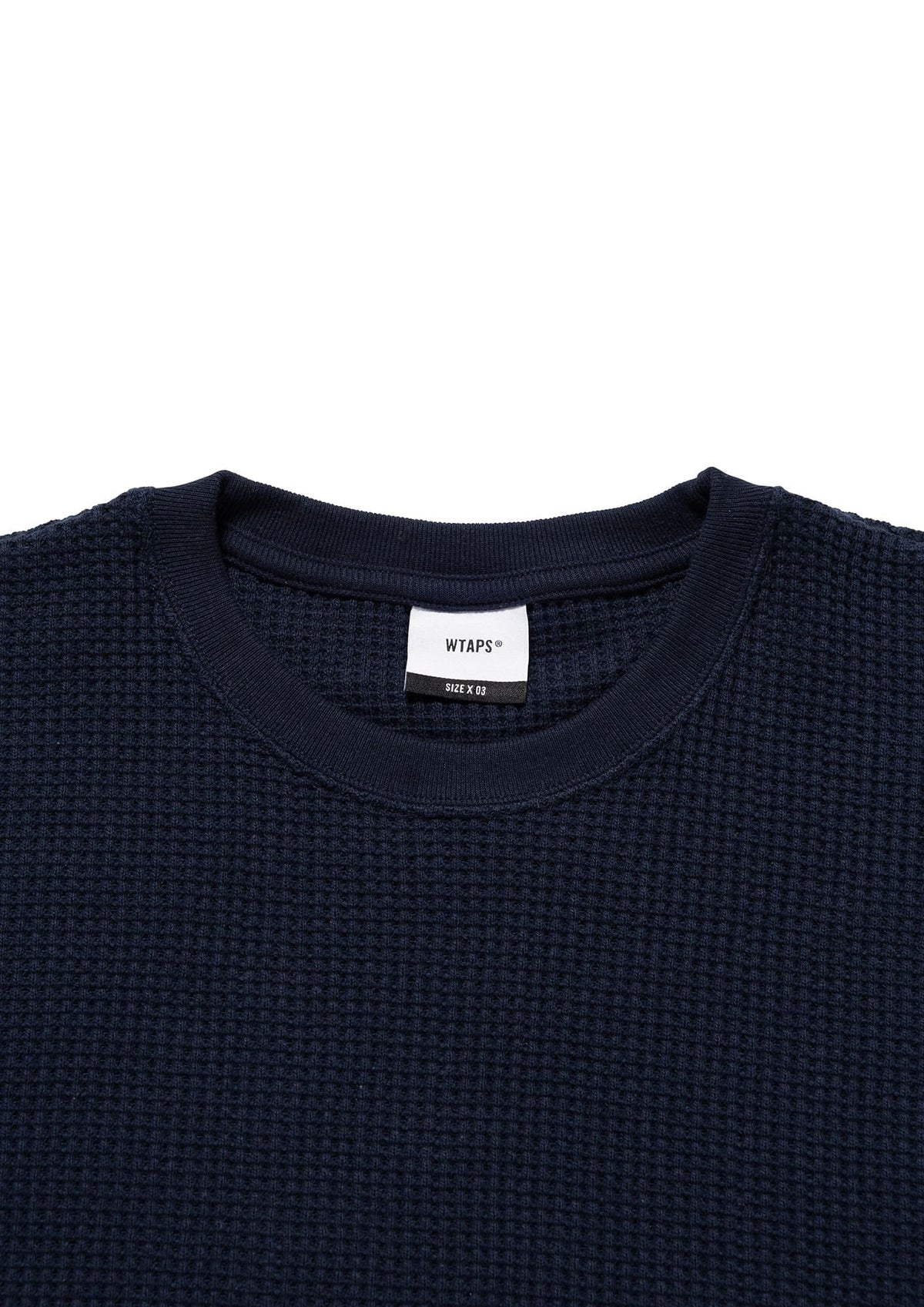 WAFFLE RIBBED / LS / COTTON