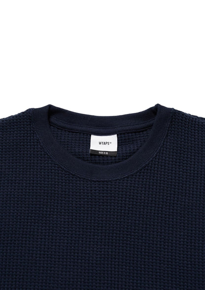WAFFLE RIBBED / LS / COTTON