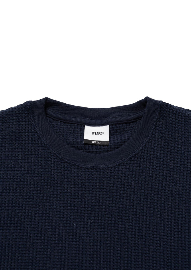 WAFFLE RIBBED / LS / COTTON