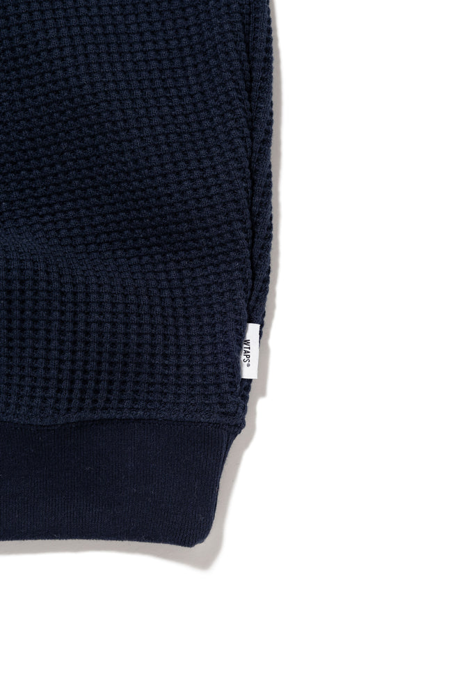 WAFFLE RIBBED / LS / COTTON