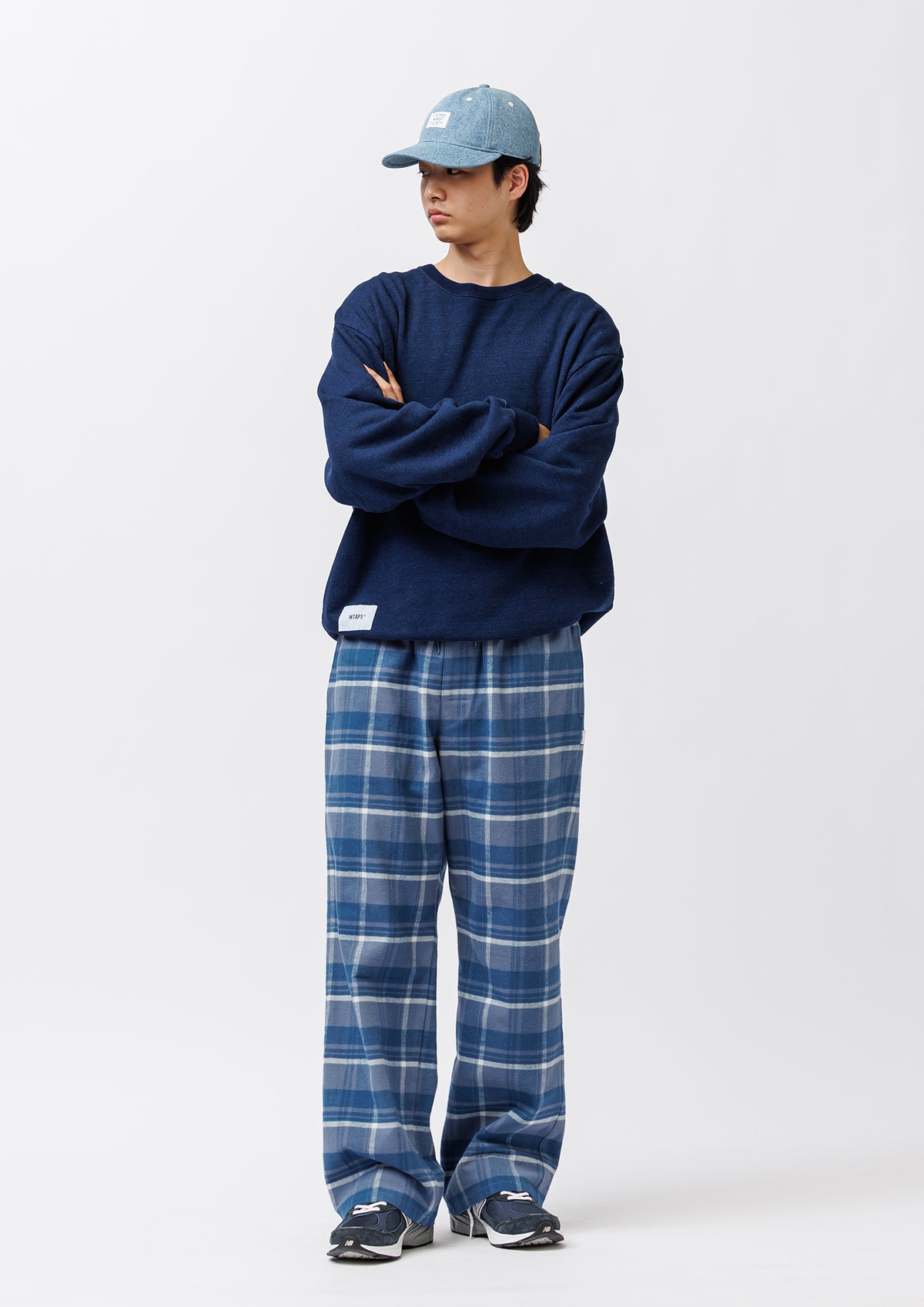 SDDT2601 / TROUSERS / COTTON. FLANNEL. TEXTILE