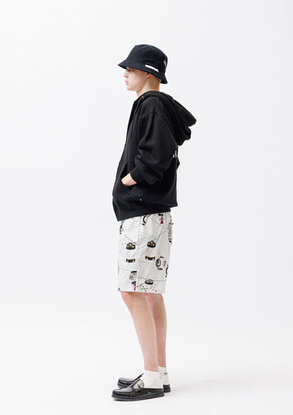SDDS2002 / SHORTS / COTTON. BROADCLOTH. TEXTILE
