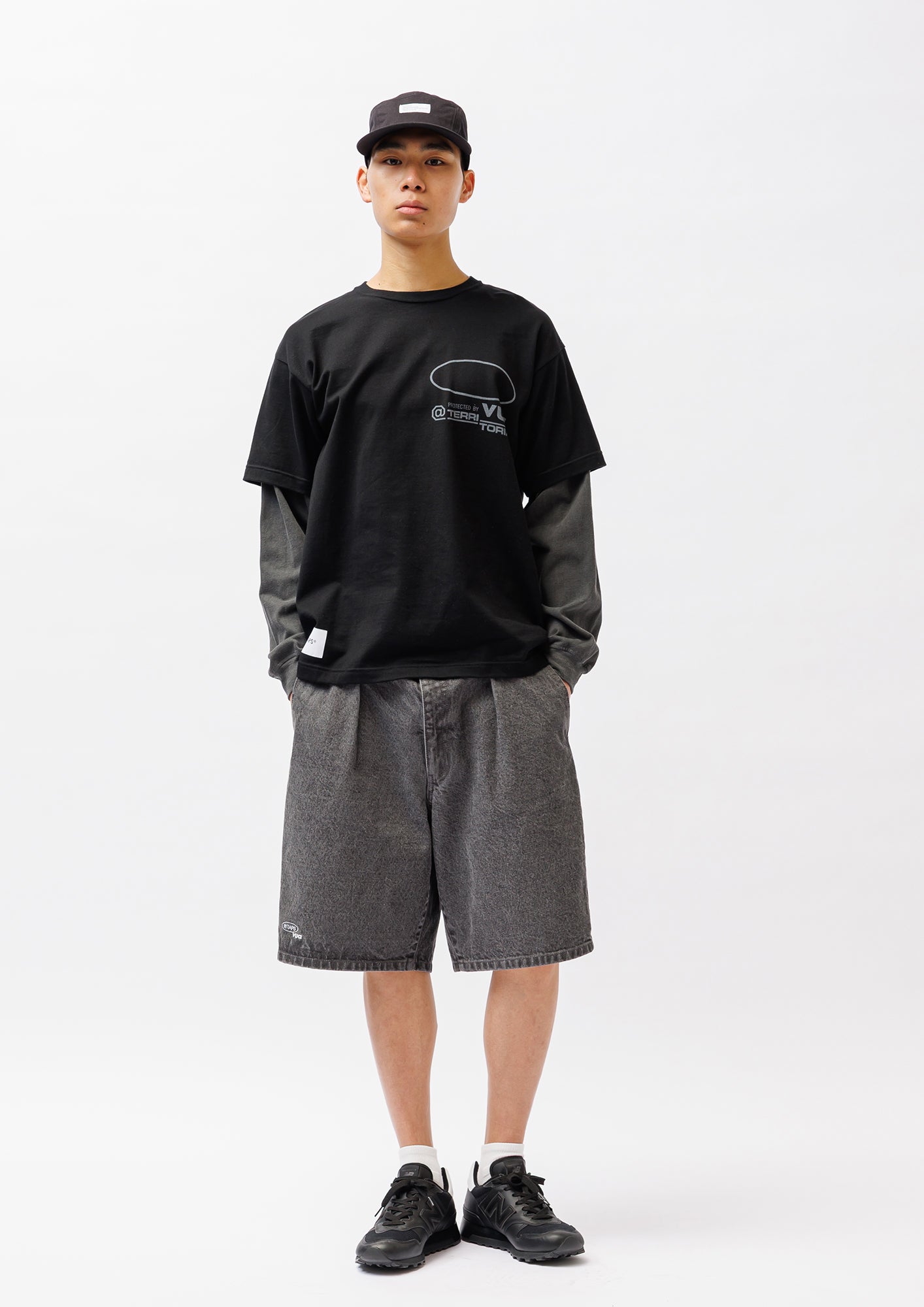 BLUES STRAIGHT / SHORTS / COTTON. DENIM