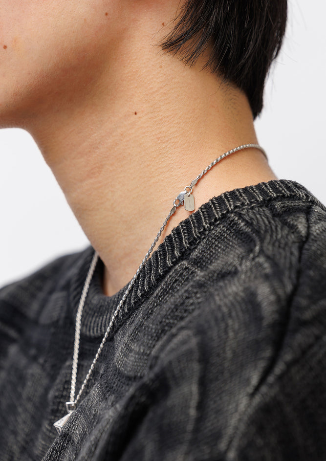 OCTAHEDRON / NECKLACE / SILVER. GRILLZ JEWELZ