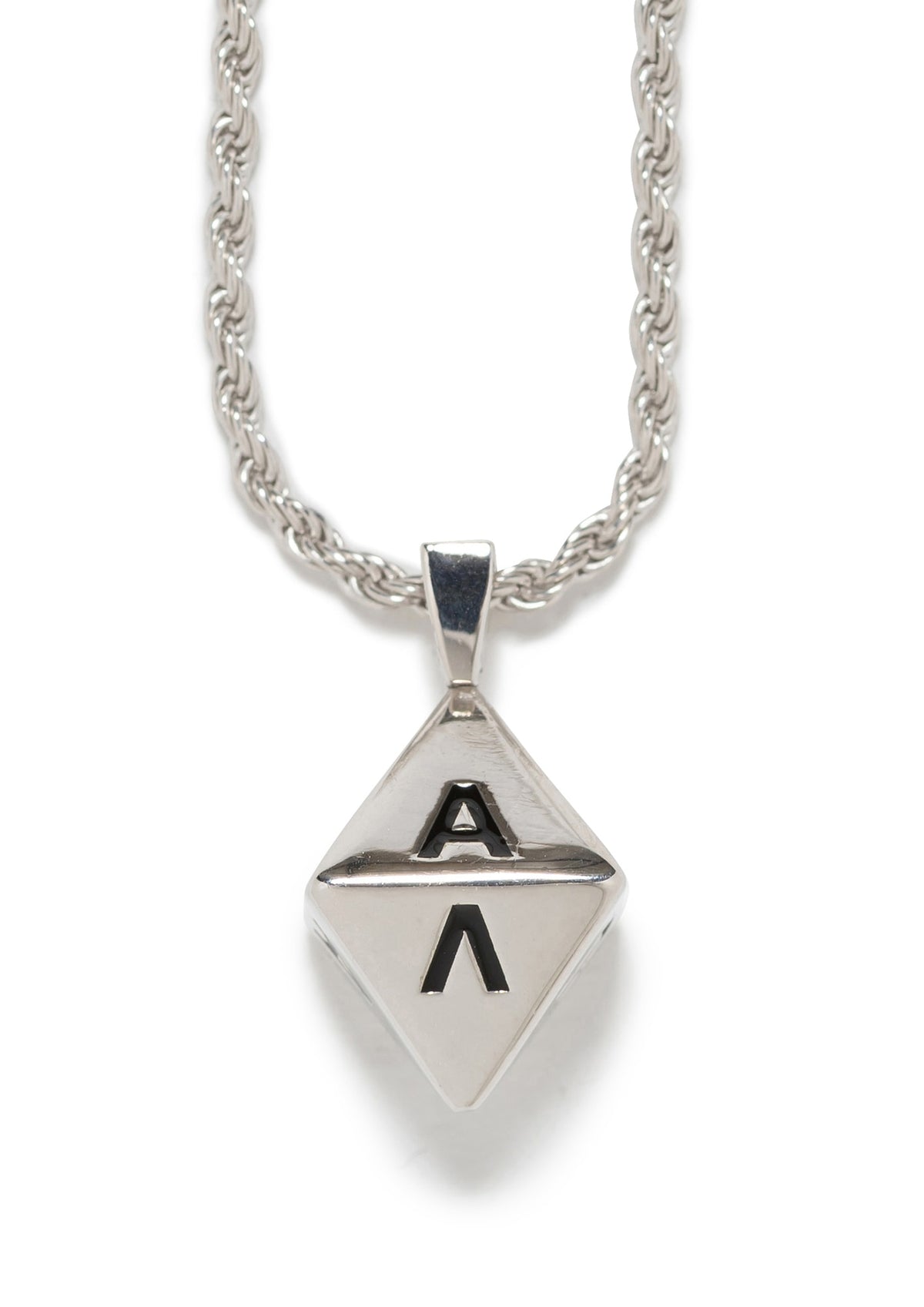 OCTAHEDRON / NECKLACE / SILVER. GRILLZ JEWELZ