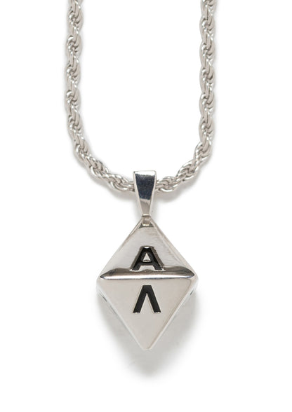 OCTAHEDRON / NECKLACE / SILVER. GRILLZ JEWELZ