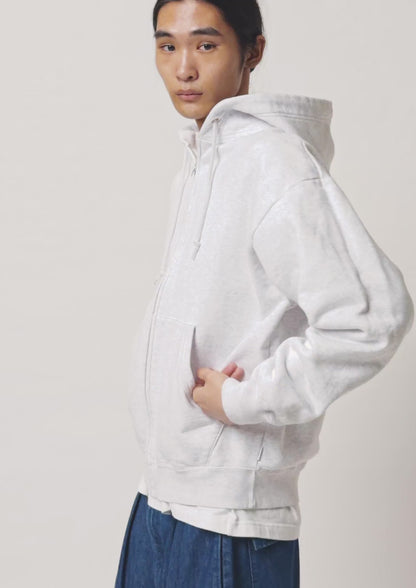 THROWDY / ZIP HOODY / COTTON