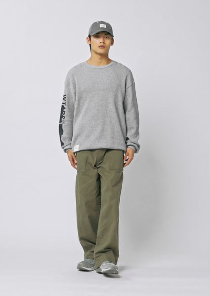 WAFFLE RIBBED / LS / COTTON